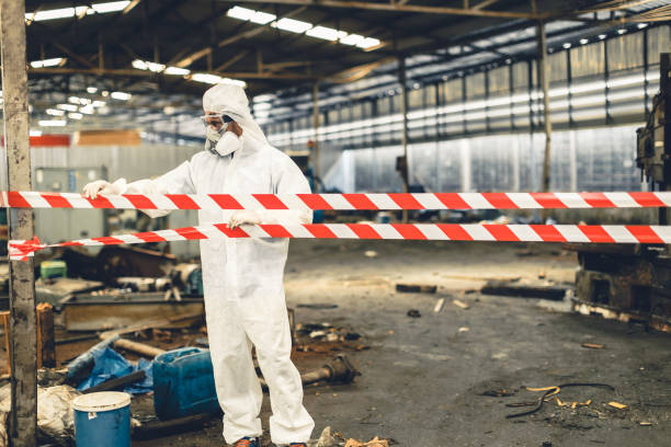 Professional Hoarding Cleanup technician working in Gambrills, MD